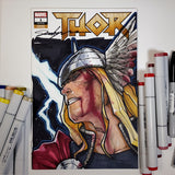 Sketch Art Blank Cover Color Signed by Jeehyung Lee