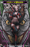 JOKER YEAR OF THE VILLAIN #1 Jeehyung Lee Harley Quinn Graffiti Variant Trade Virgin Set (10/09/2019) DC