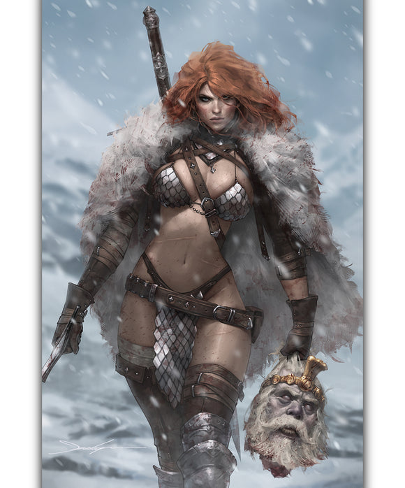 Red Sonja Empire of The Damned #1 Virgin Exclusive Cover Variant by Jeehyung Lee Presale Feb 8 Thurs 11 AM PST