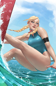 2025 Street Fighter & Friends Swimsuit Special #1 Jeehyung Lee Cammy Surfing Bikini Variant Cover (10/01/2025)