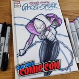 NYCC 2025 BLANK COVER COMMISSION SKETCH ART OPEN