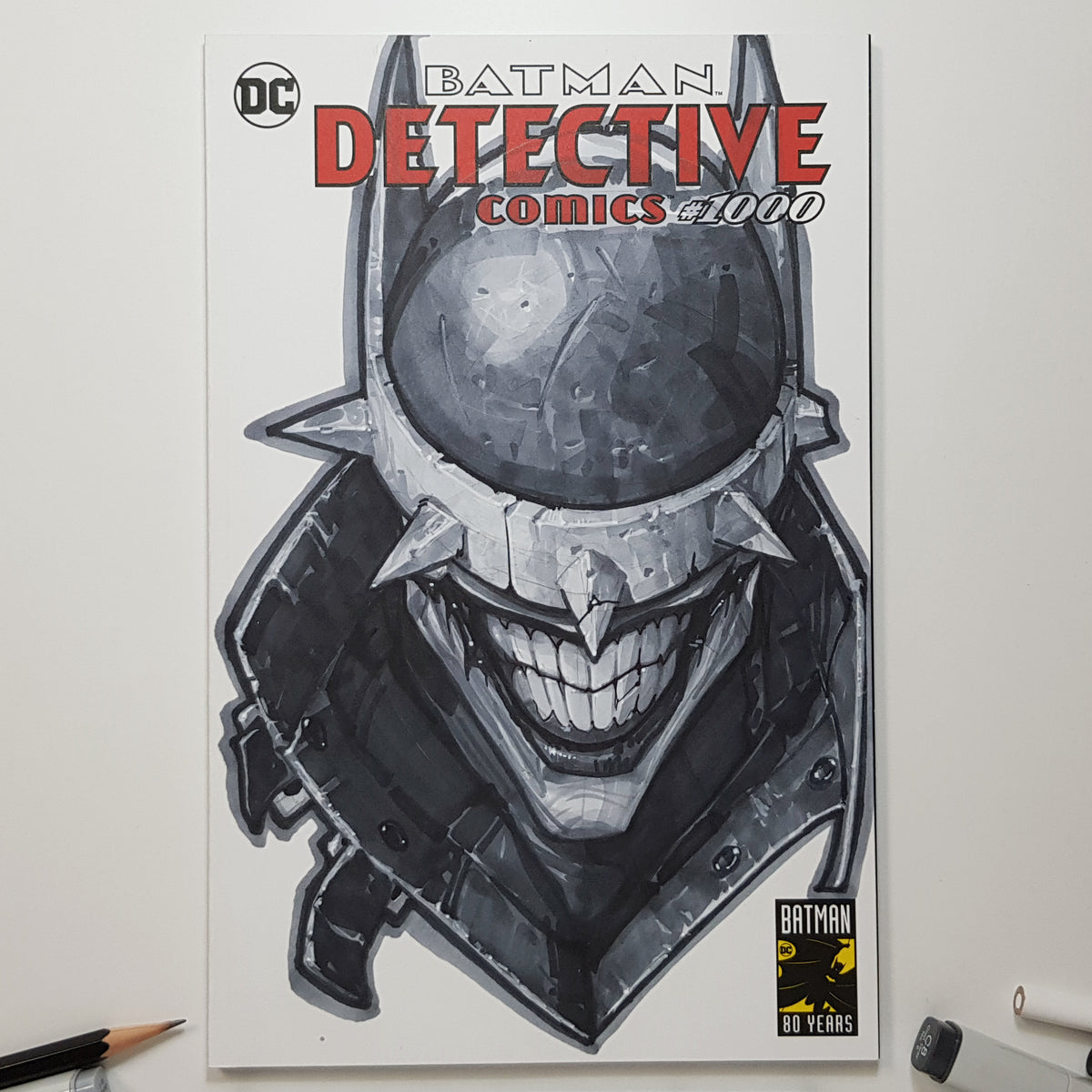 DC Batman Who Laughs Sketch Art Blank by Jeehyung Lee Exclusive ...