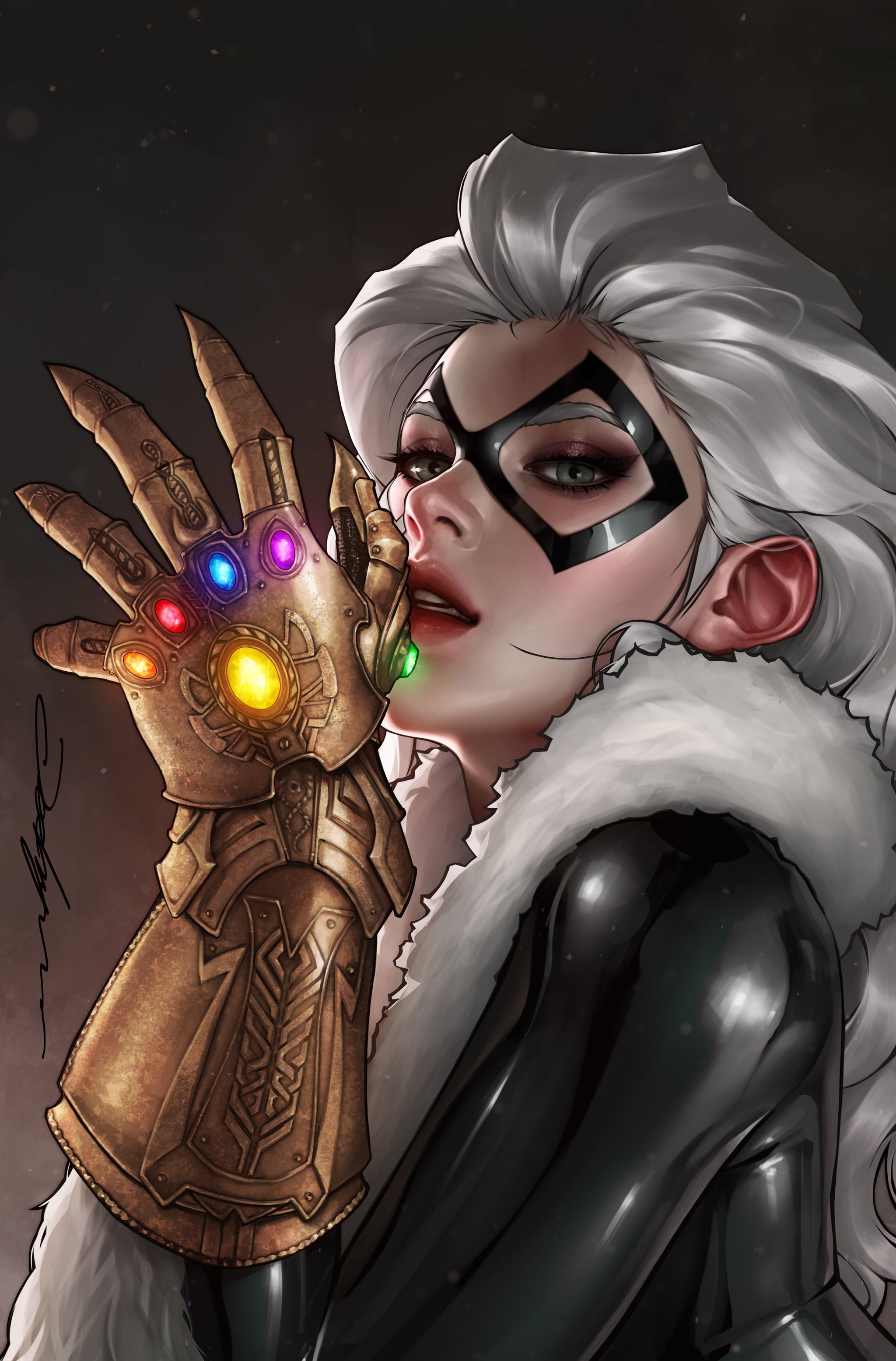 GIANT-SIZE BLACK CAT: INFINITY SCORE #1 Marvel Gauntlet GIANT-SIZE BLACK CAT: INFINITY SCORE #1 Marvel Gauntlet