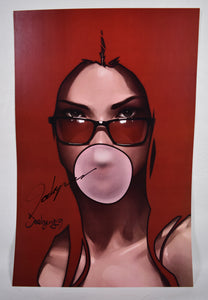 Art Print 11 x 17 Signed Jeehyung Lee Exclusive Red Hair