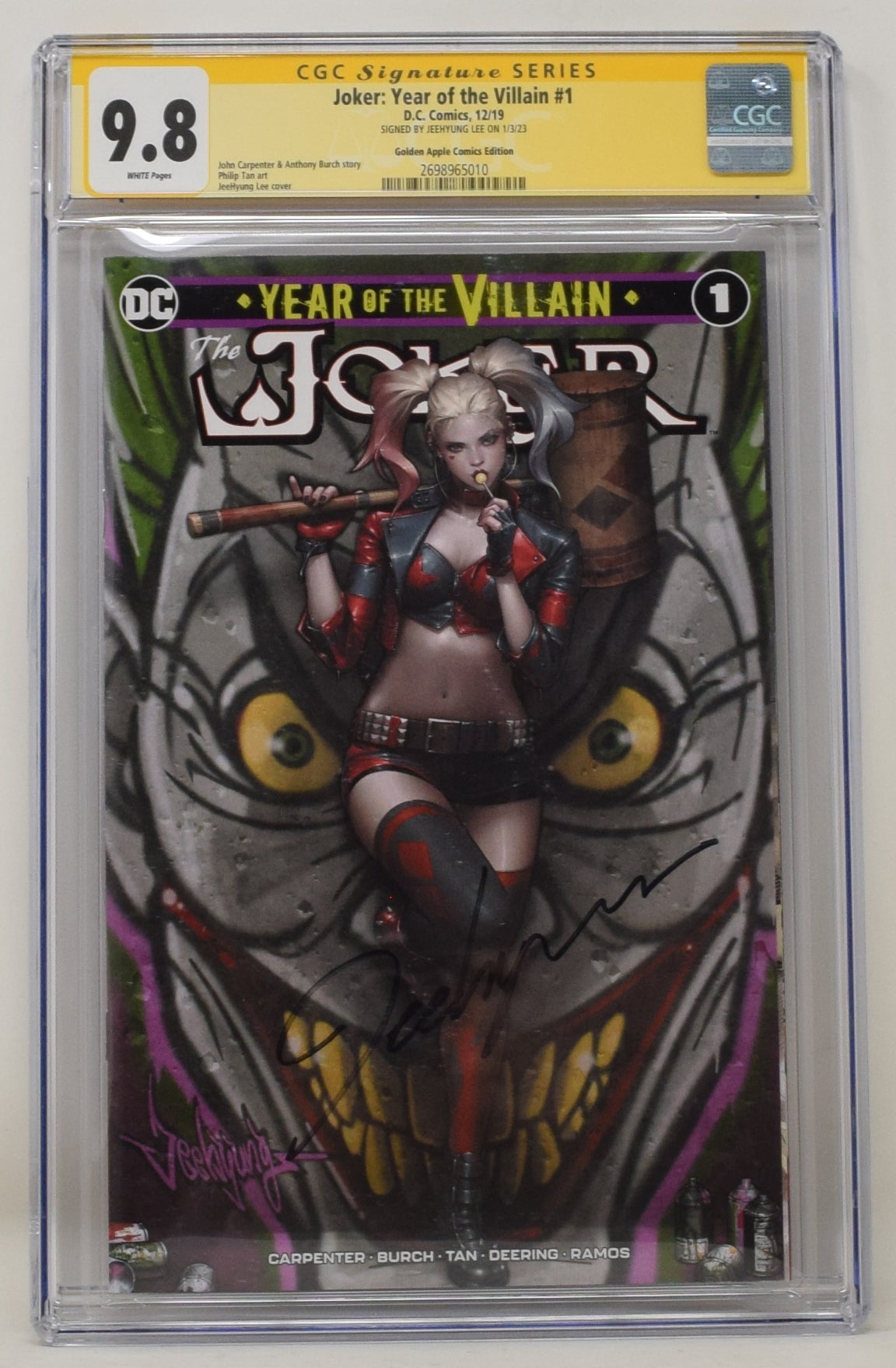 JOKER YEAR OF THE VILLAIN #1 Jeehyung Lee Harley Quinn Virgin