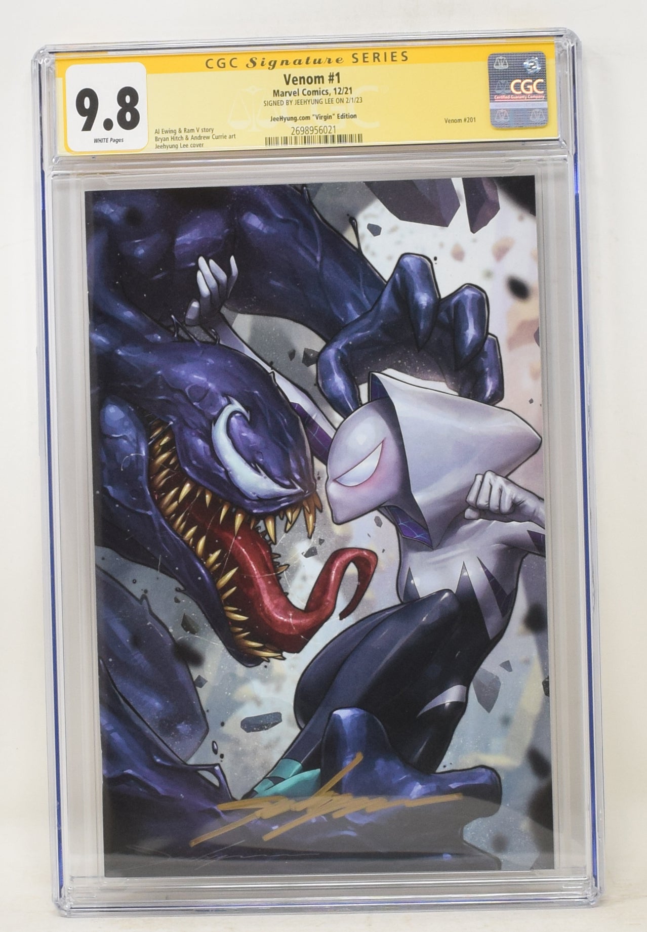 Marvel Venom #1 Spider-Gwen Jeehyung Lee Variant (11/10/2021) – Jeehyung.com