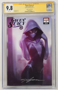 GWEN STACY #2 (OF 5) Spider-Gwen Ghost Spider Variant Cover Masked MARVEL CGC 9.8