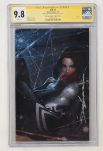 Marvel Silk #1 Virgin Spider-Man Cindy Moon Virgin CGC SS 9.8 by Jeehyung Lee Variant Cover