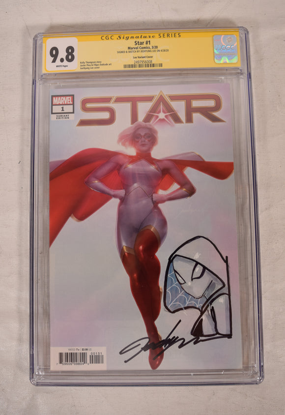 Marvel Star #1 1:200 Variant Jeehyung Lee CGC SS Remark 9.8