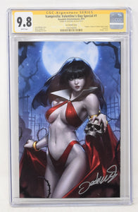 Vampirella Valentines Day Special #1 Virgin Signed CGC SS 9.8 Jeehyung Lee Dynamite