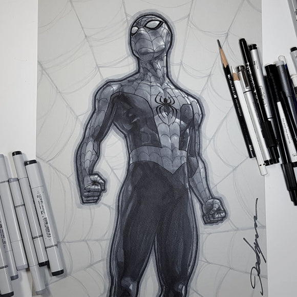 Marvel Spider-Man Sketch Art 11 x 17 Art Paper