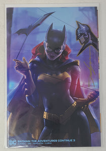 DC Batman The Adventures Continues #3 Batgirl Virgin Remarked Signed by Jeehyung Lee Sketch Art