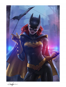 Sideshow DC Batman Continues Batgirl AP & Numbered 18 x 24 Signed by Jeehyung Lee