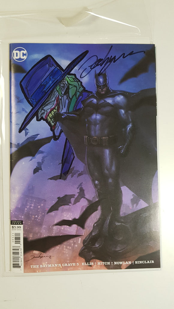 Batmans Grave #3 B Signed Jeehyung Lee Variant DC Remark