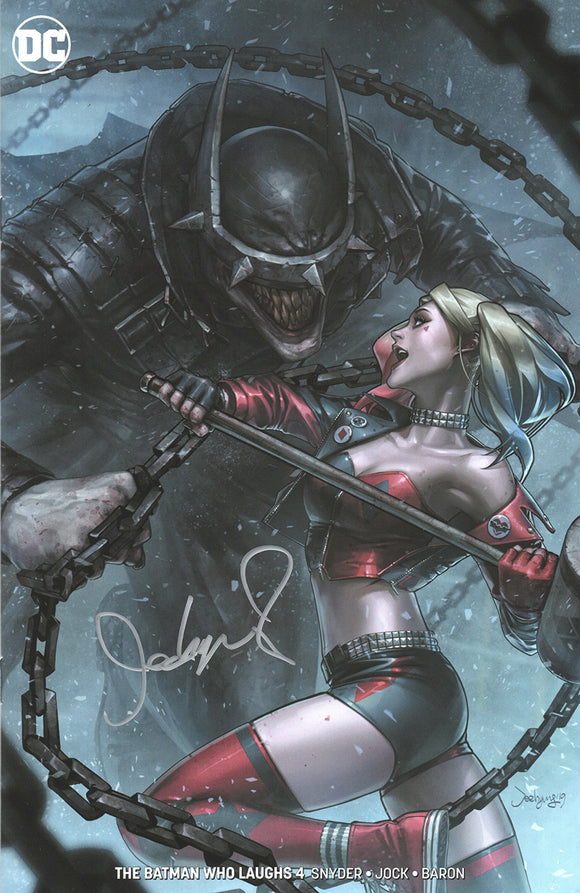 Batman Who Laughs #4 Virgin Signed by Jeehyung Lee DC