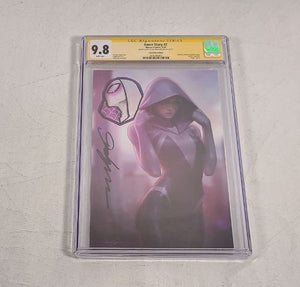 GWEN STACY #2 (OF 5) Spider-Gwen Ghost Spider Remarked CGC SS 9.8 Variant Cover MARVEL Virgin
