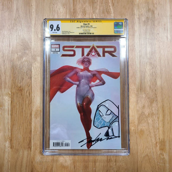 Marvel Star #1 1:200 Variant Jeehyung Lee CGC SS Remark Ghost Spider 9.6