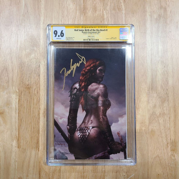Red Sonja Birth Of She Devil #1 Jeehyung Lee Virgin Variant Dynamite CGC 9.6