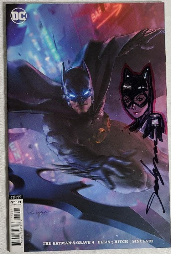 DC Batman Grave #4 Signed Remarked Catwoman by Jeehyung Lee Variant