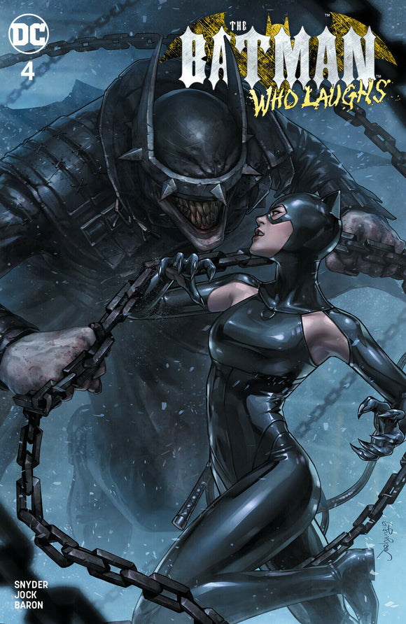 BATMAN WHO LAUGHS #4 DC JEEHYUNG LEE Variant Trade Catwoman Dark Nights Metal