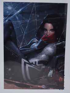 Sideshow Marvel Silk #1 AP & Numbered 18 x 24 Remarked & Signed by Jeehyung Lee